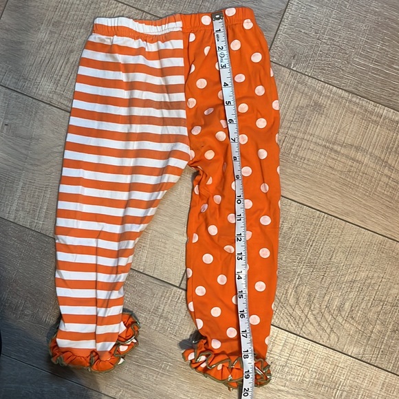 5 Pieces girls thanksgiving turkey outfit and boho print outfit with scarf - Picture 8 of 16